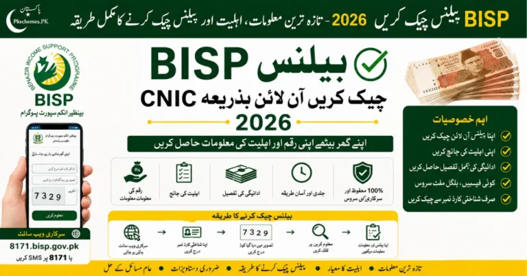 benazir income support programme check by cnic, BISP Check Balance Online by CNIC, BISP payment balance check, 8171 BISP web portal, CNIC payment verification, Benazir Income Support payment details and latest information