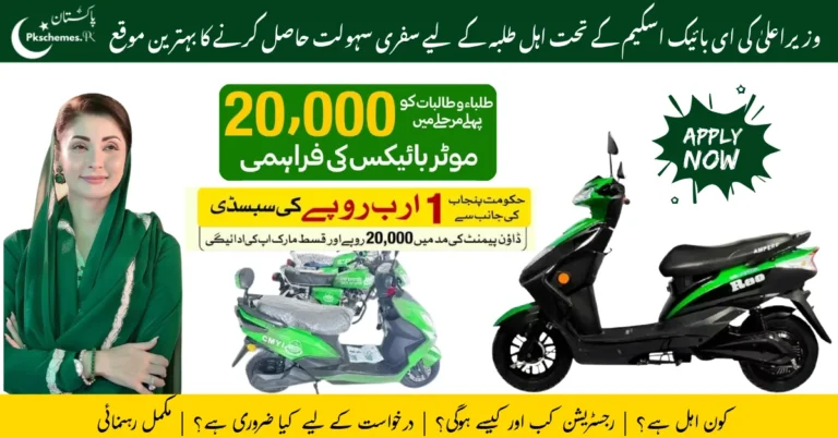 CM Punjab E-Bike Scheme 2026, Punjab Electric Bike Scheme, CM Punjab E Bike Online Registration, Punjab E-Bike Scheme