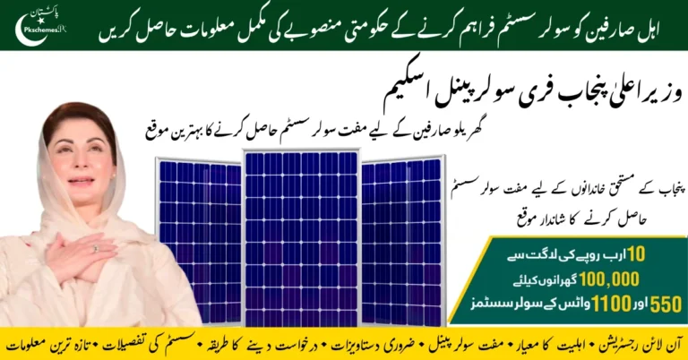 CM Punjab Free Solar Panel Scheme 2026, Punjab Free Solar Scheme, Free Solar Panels for Punjab Citizens, Maryam Nawaz Solar Panel Scheme Online Registration