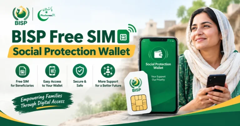 BISP Free SIM, Social Protection Wallet, BISP 2026, BISP SIM Registration, BISP Digital Wallet, 8171 BISP, Benazir Income Support Programme