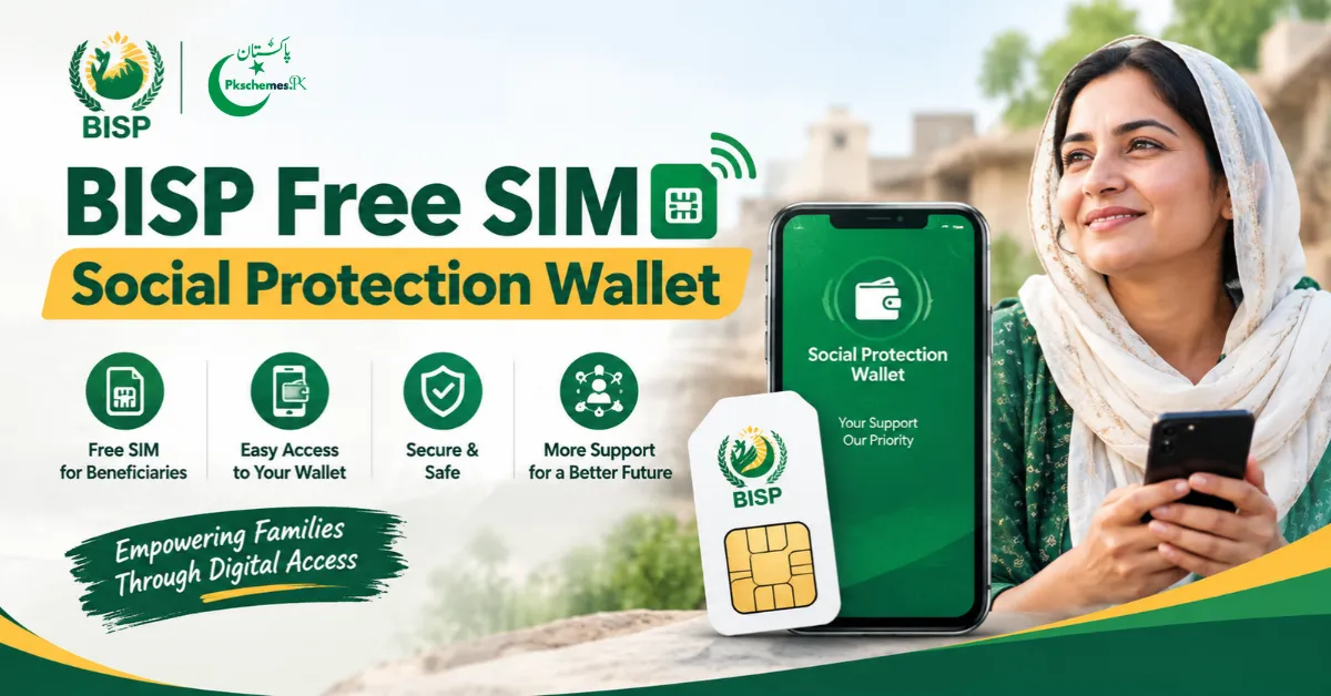 BISP Free SIM, Social Protection Wallet, BISP 2026, BISP SIM Registration, BISP Digital Wallet, 8171 BISP, Benazir Income Support Programme