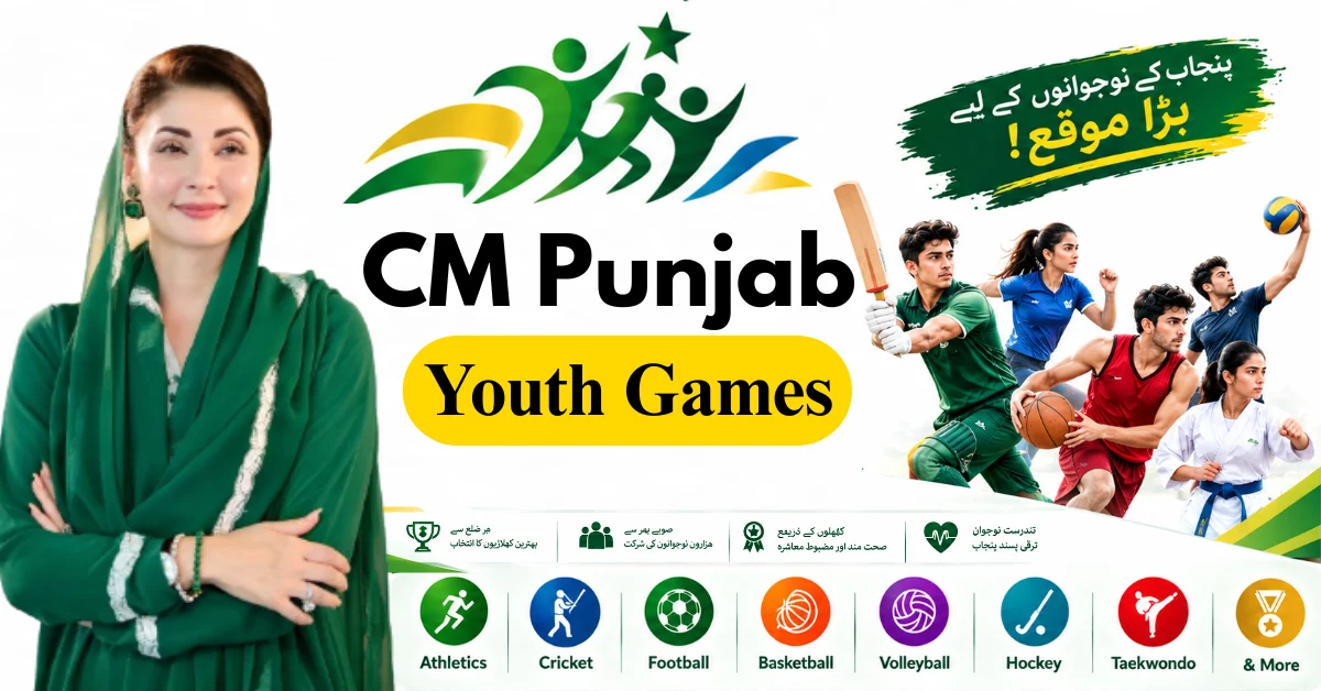 CM Punjab Youth Games 2026, Punjab Youth Games, CM Punjab sports program, youth sports events, Punjab sports activities, Maryam Nawaz Youth Games