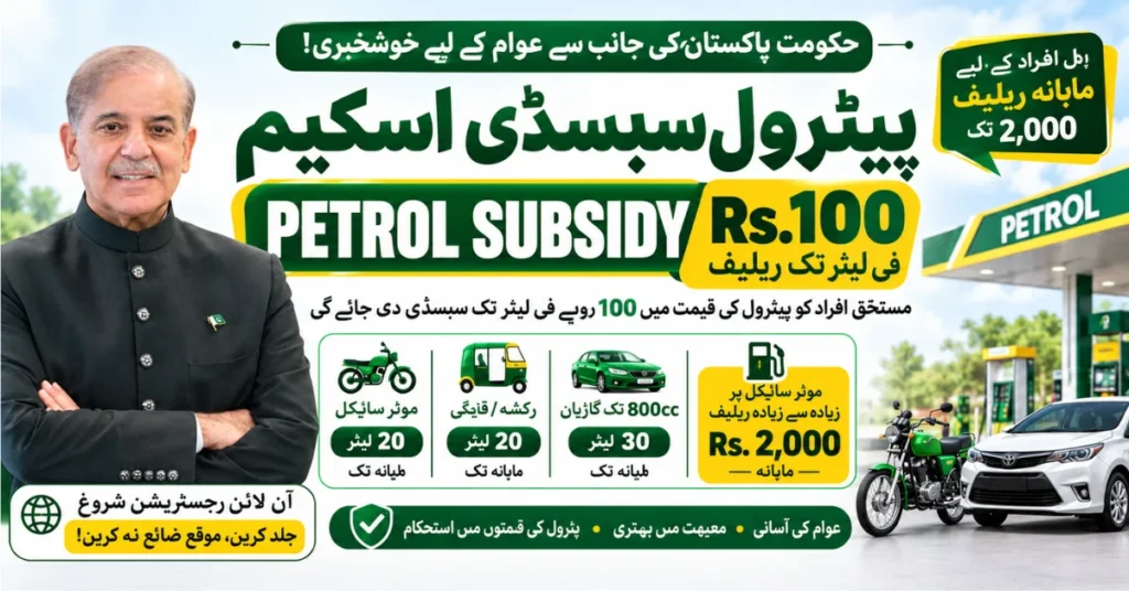 Petrol Subsidy, Petrol Relief Scheme, Fuel Subsidy, Petrol Subsidy Online Registration, Petrol Subsidy Eligibility