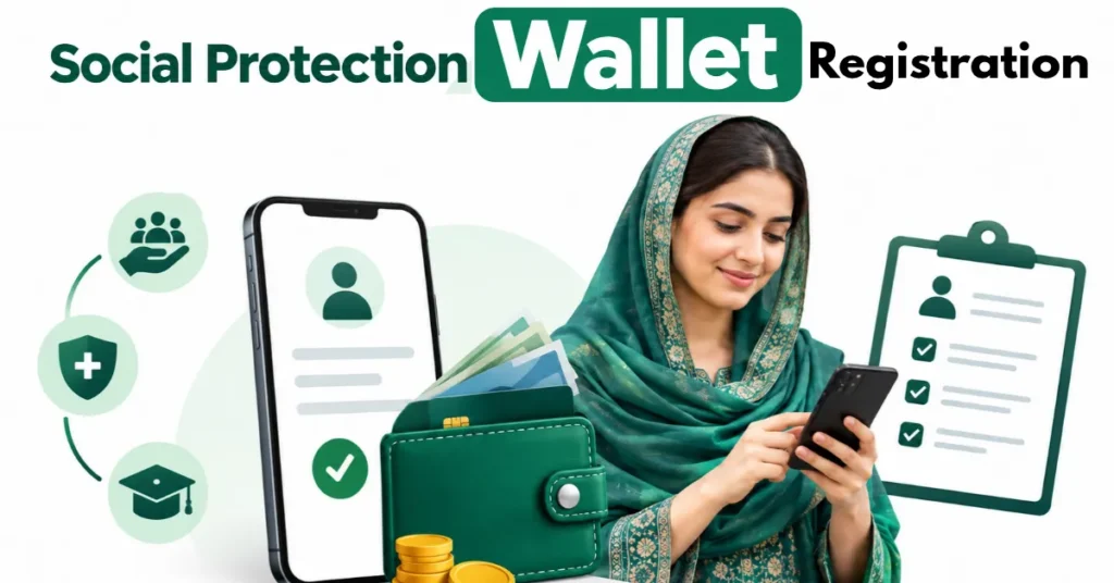 Social Protection Wallet registration, BISP beneficiaries, digital wallet, mobile verification