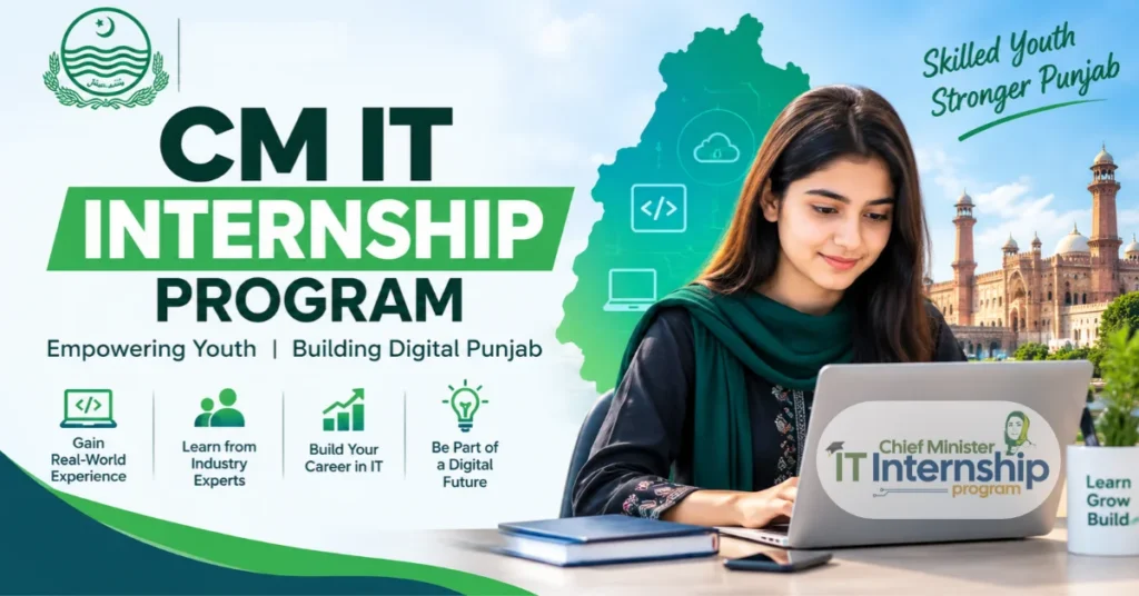 CM IT Internship Program 2026 Punjab for fresh IT graduates and digital career opportunities