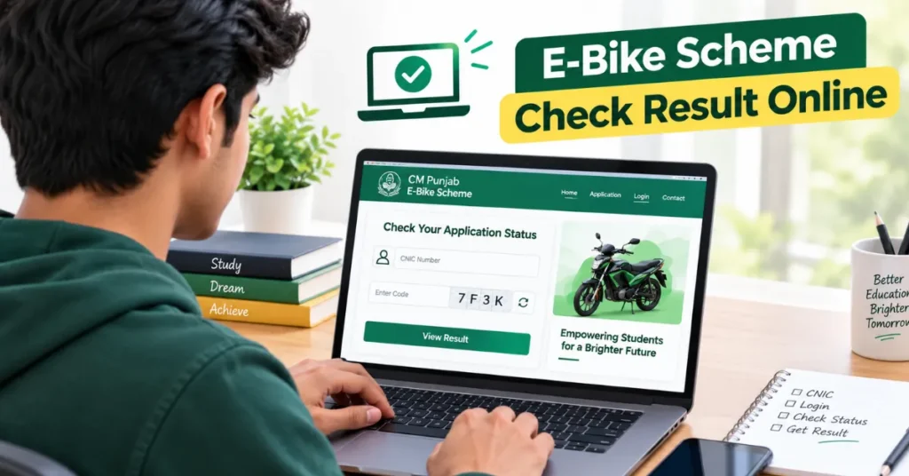 Check CM Punjab E-Bike Scheme Application Status Online 2026