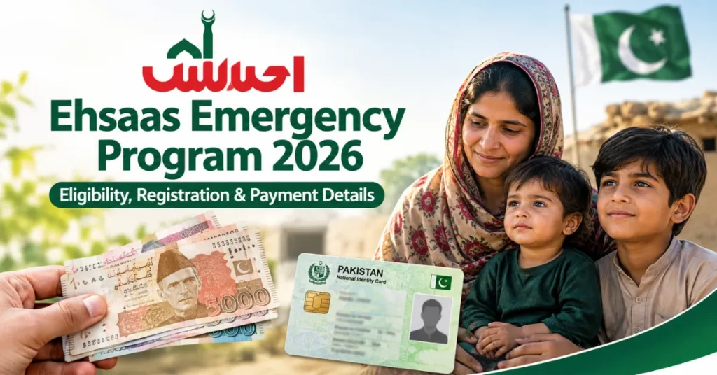 Ehsaas Emergency Program 2026 Pakistan cash assistance and eligibility information