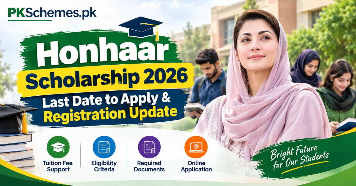 Honhaar Scholarship 2026 last date to apply and registration update for Punjab university students