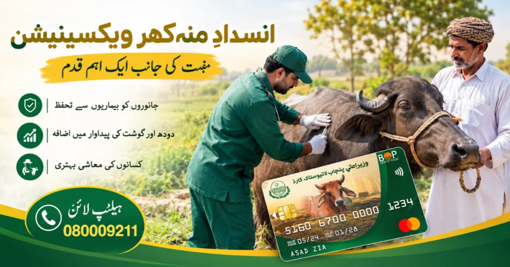 Punjab Livestock Card Phase 2 free animal tagging and vaccination service for livestock farmers
